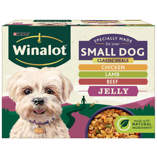Winalot Adult Small Dog Mixed in Jelly (Chicken, Lamb, Beef) Wet Dog Food 12 x 100g