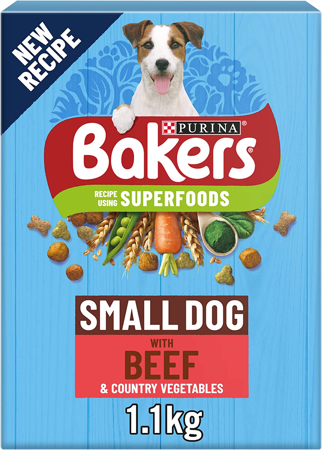 Bakers Adult Small Dog Beef with Vegetables Dry Dog Food