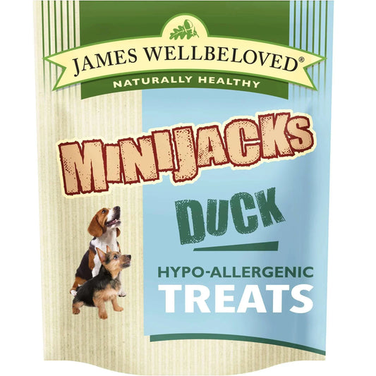 [Clearance Sale] James Wellbeloved Minijacks Duck & Rice Dog Treats 225g