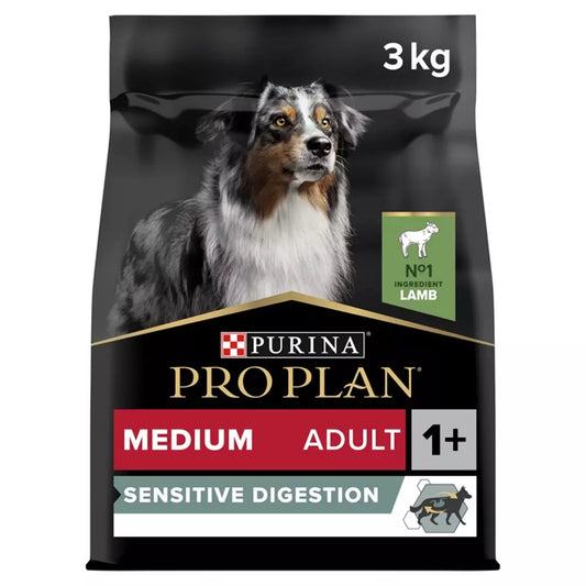 Pro Plan Adult Medium Sensitive Digestion Lamb Dry Dog Food