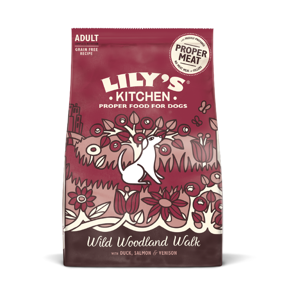 Lily's Kitchen Adult Wild Woodland Walk Duck/Salmon & Venison Dry Dog Food