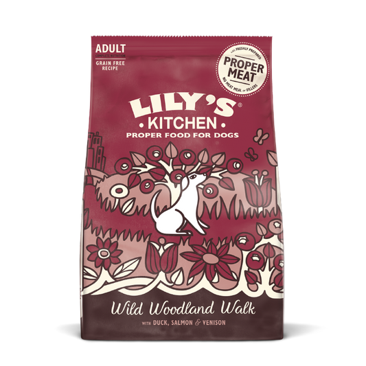 Lily's Kitchen Adult Wild Woodland Walk Duck/Salmon & Venison Dry Dog Food