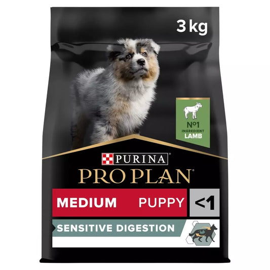 Pro Plan Medium Puppy Sensitive Digestion Lamb Dry Dog Food
