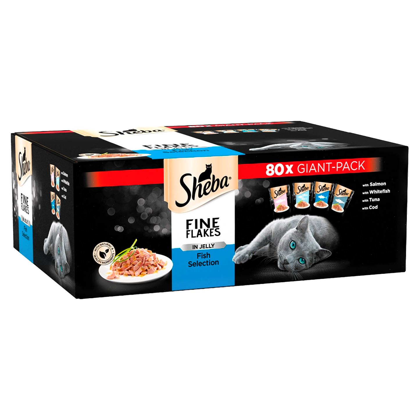 Sheba Fine Flakes in Jelly Fish Wet Cat Food