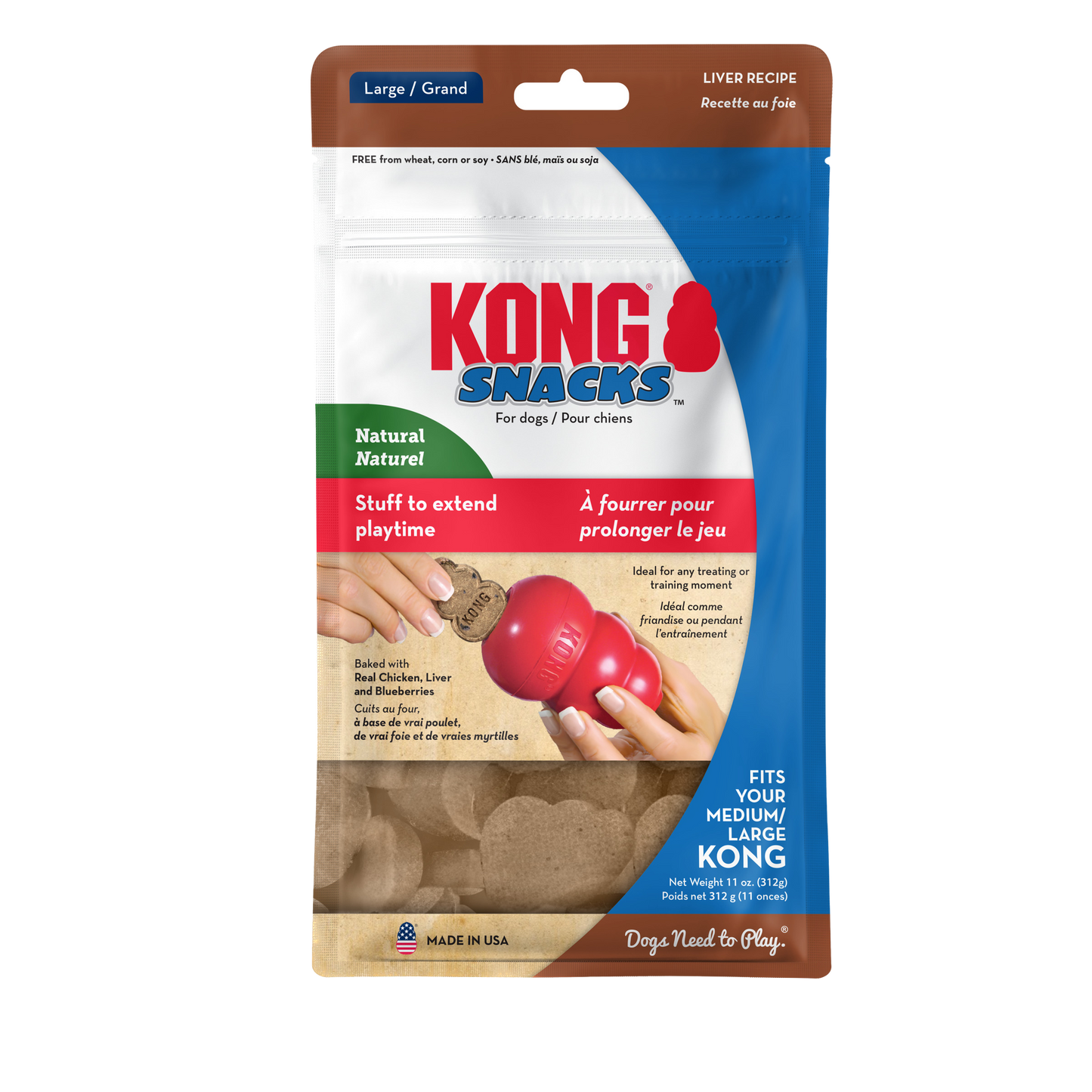 KONG Snacks Liver Dog Treats