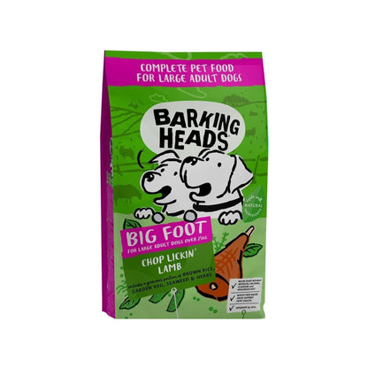 Barking Heads Big Foot Chop Lickin' Lamb Adult Large Dry Dog Food 12kg