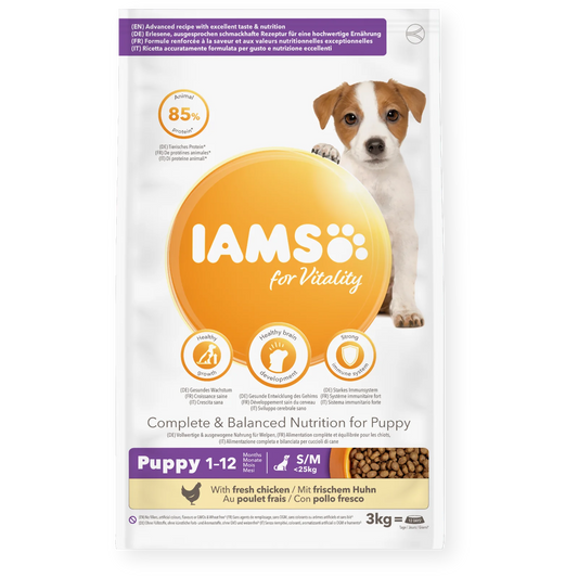 Iams Vitality Puppy Small/Medium Breed Fresh Chicken Dry Dog Food