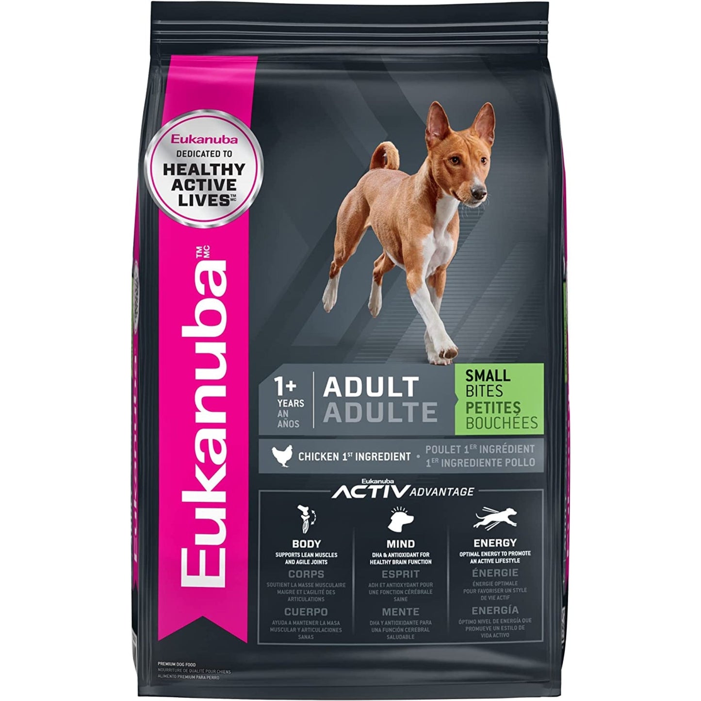 Eukanuba Chicken Adult Small and Medium Bites Dry Dog Food