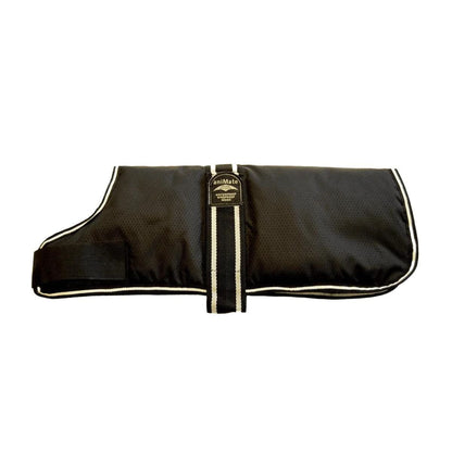 Animate Padded Waterproof Dog Coat Black 40cm