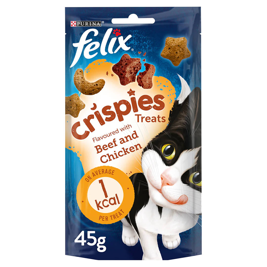 Felix Crispies Beef and Chicken Cat Treats