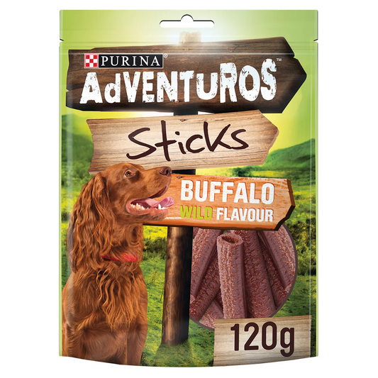 Adventuros Sticks Buffalo Dog Treats 120g
