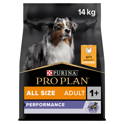Pro Plan Adult All Size Performance Chicken Dry Dog Food 14kg
