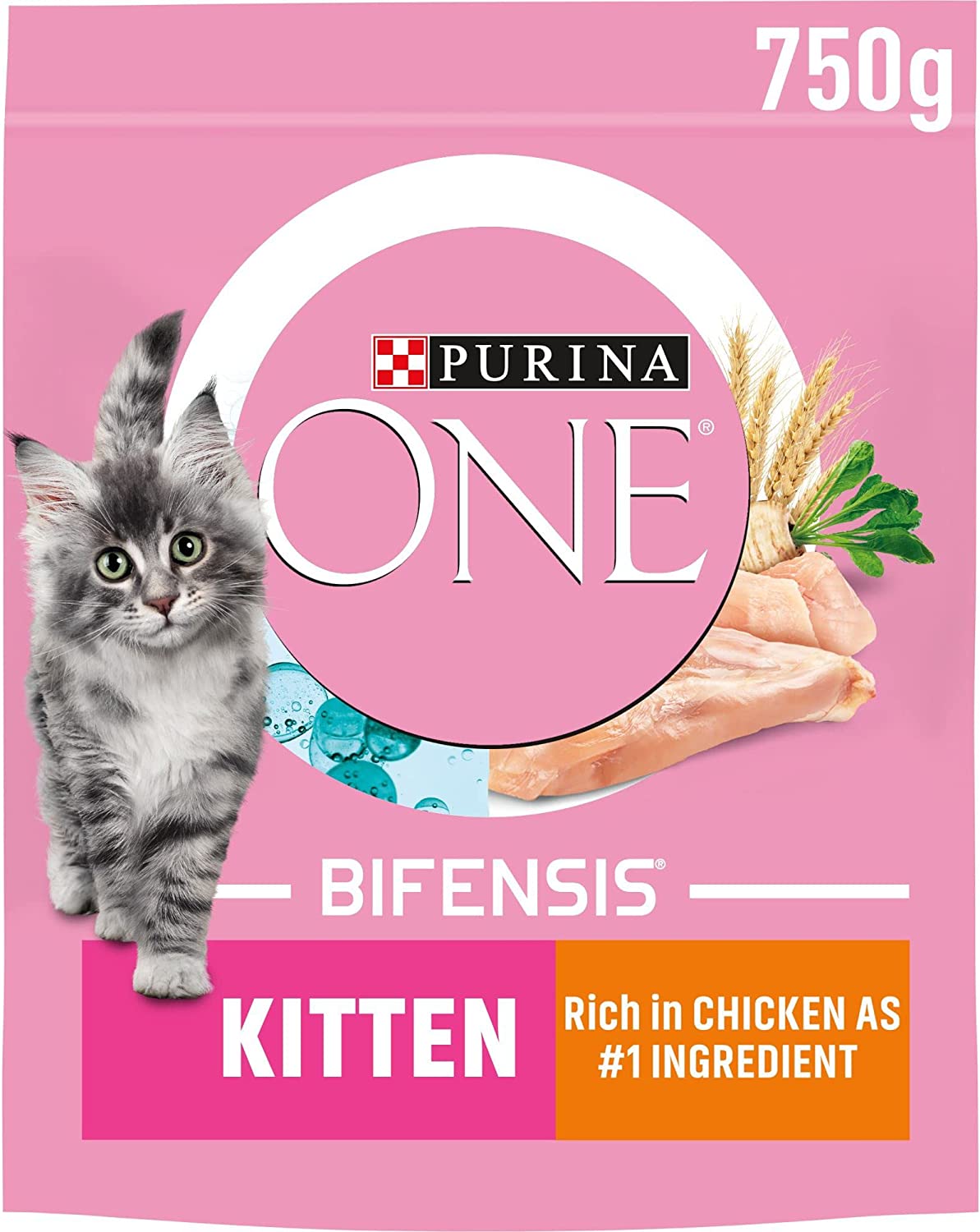 Purina One Kitten Chicken Dry Cat Food 2.8kg