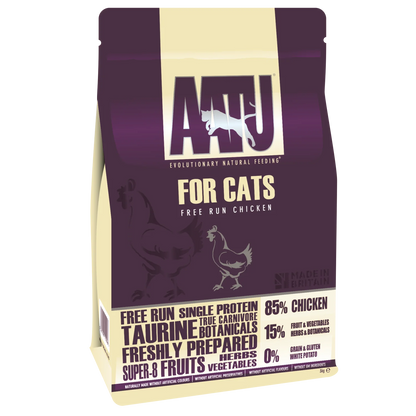 AATU 85/15 Grain Free Chicken Adult Dry Cat Food 3kg
