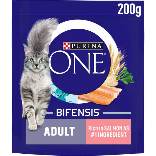 Purina One Adult Salmon Dry Cat Food