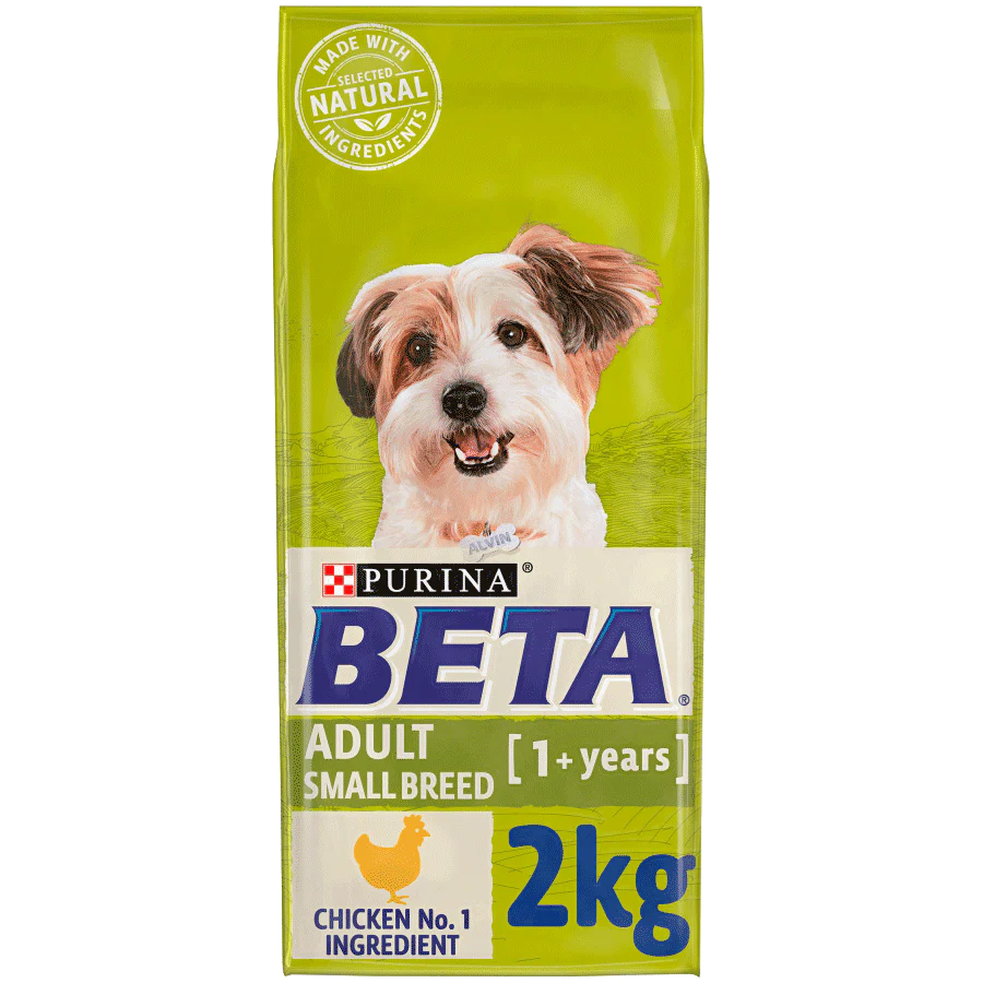 Beta Adult Small Breed Chicken Dry Dog Food 2kg