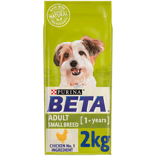 Beta Adult Small Breed Chicken Dry Dog Food 2kg