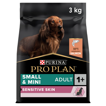 Pro Plan Adult Small and Mini Sensitive Skin Salmon Dry Dog Food 3kg
