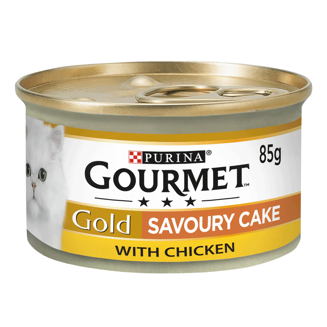 Gourmet Gold Adult Savoury Cake Chicken Wet Cat Food