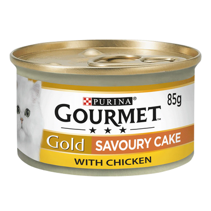 Gourmet Gold Adult Savoury Cake Chicken Wet Cat Food