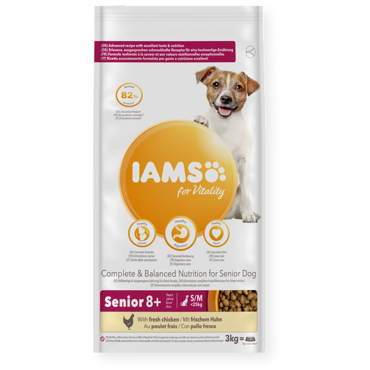 Iams Vitality Senior Small/Medium Breed Fresh Chicken Dry Dog Food
