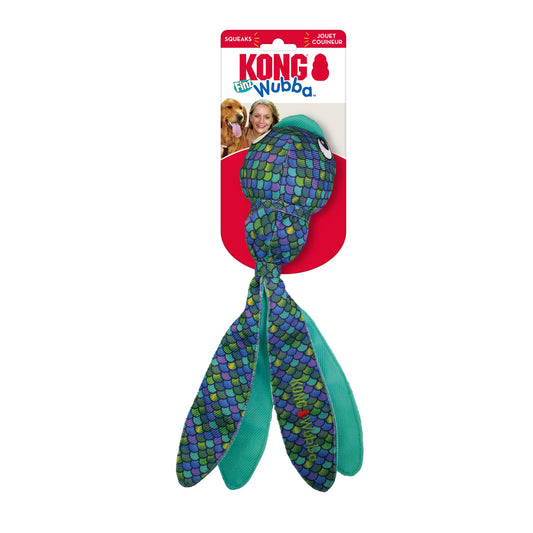 KONG Wubba Finz Dog Toy Blue