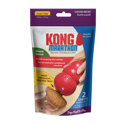 KONG Marathon 2pk Chicken Dog Treats Medium