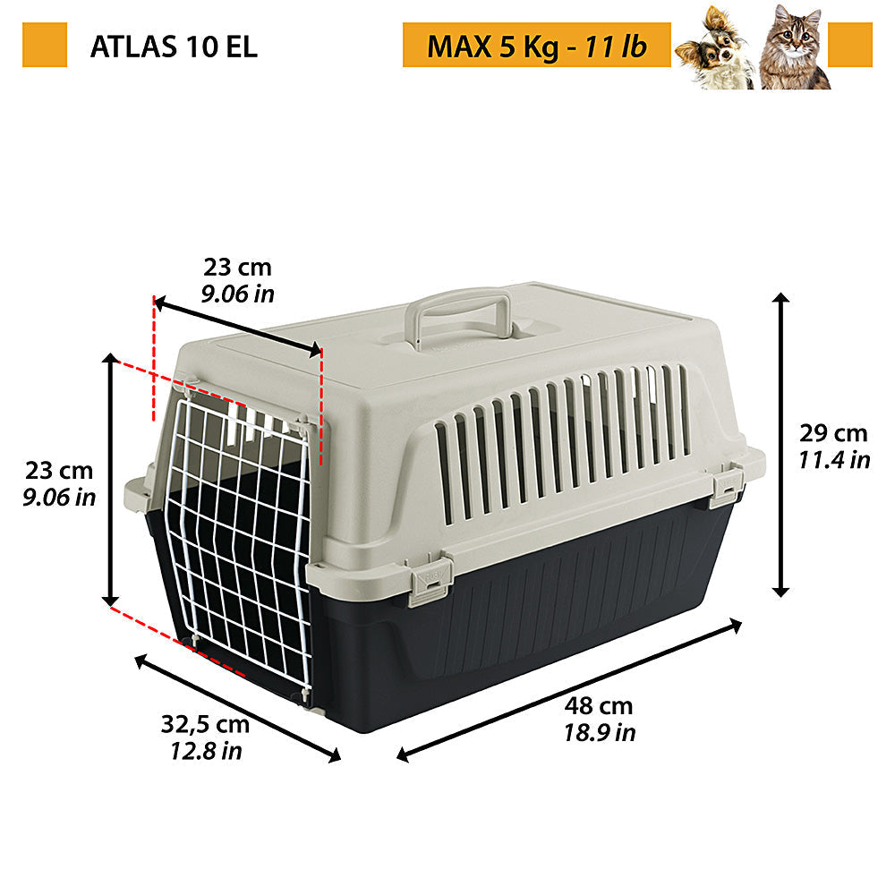 Ferplast Atlas 10 El Pet Carrier Black