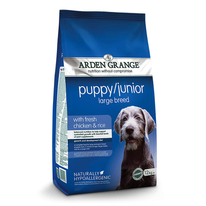 Arden Grange Puppy Junior Large Breed Fresh Chicken & Rice Dry Dog Food