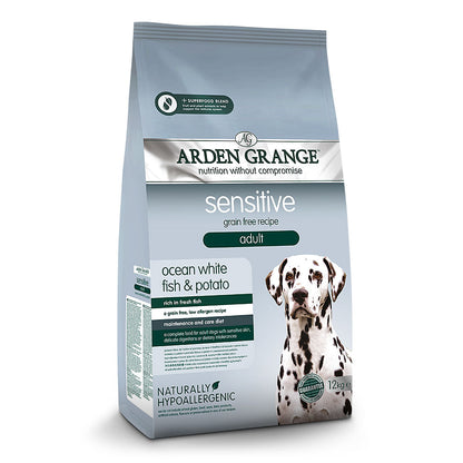 Arden Grange Adult Grain Free Ocean White Fish & Potato Dry Dog Food