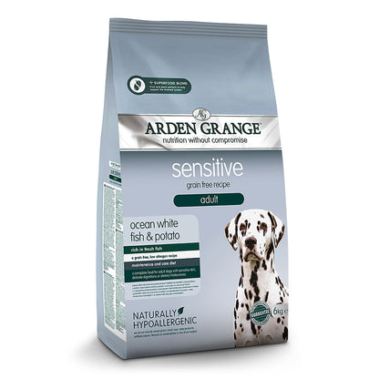 Arden Grange Adult Grain Free Ocean White Fish & Potato Dry Dog Food