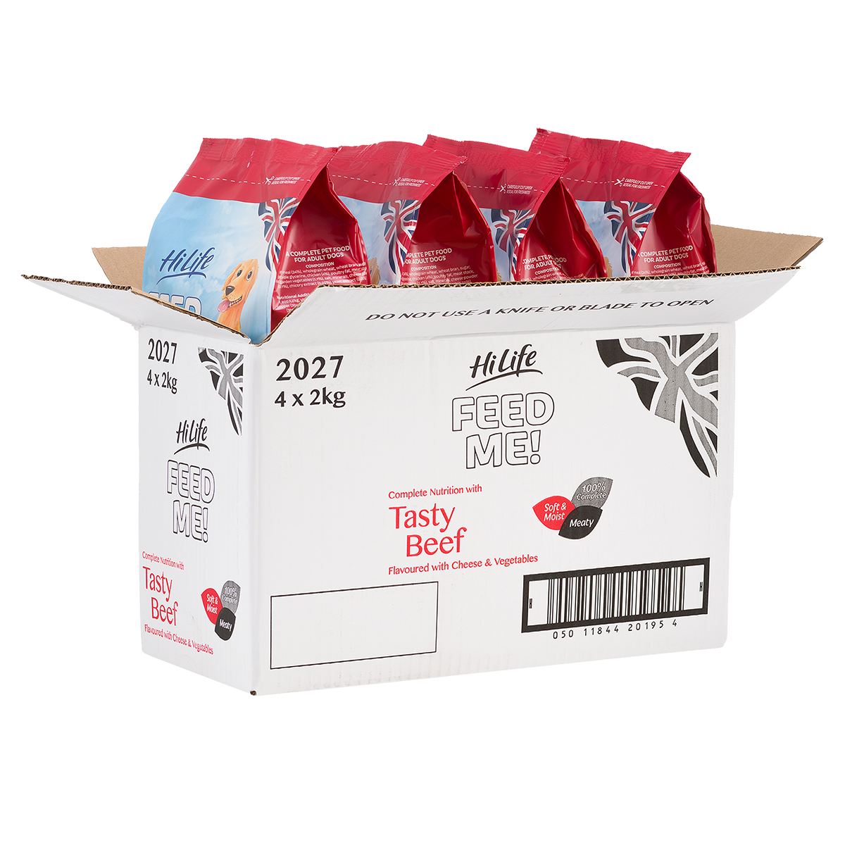 HiLife Feed Me with Tasty Beef Flavoured with Cheese and Vegetables Dry Dog Food
