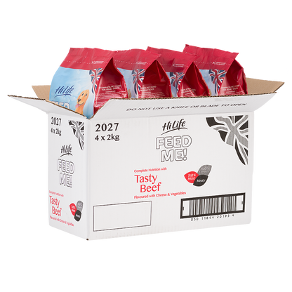 HiLife Feed Me with Tasty Beef Flavoured with Cheese and Vegetables Dry Dog Food