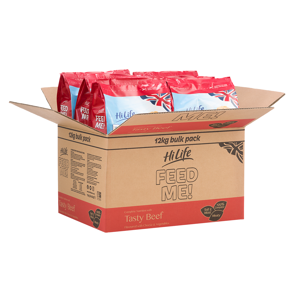 HiLife Feed Me with Tasty Beef Flavoured with Cheese and Vegetables Dry Dog Food