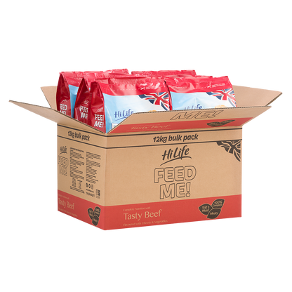 HiLife Feed Me with Tasty Beef Flavoured with Cheese and Vegetables Dry Dog Food