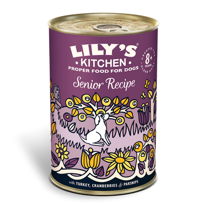 Lily's Kitchen Senior Recipe for Older Turkey Wet Dog Food