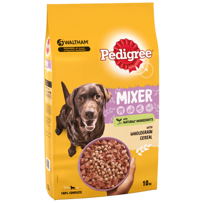 Pedigree Mixer with Wholegrain Cereal Adult Dry Dog Food 10kg
