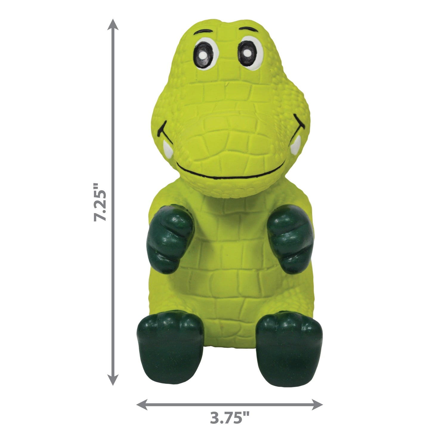 KONG Wiggi Alligator Dog Toy Large