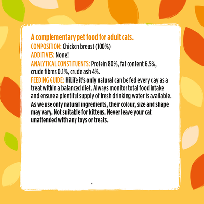 HiLife It's Only Natural Chicken Breast Cat Treats 10g