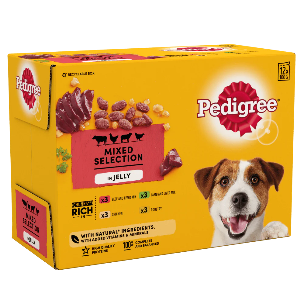 Pedigree Mixed Selection in Jelly Adult Wet Dog Food