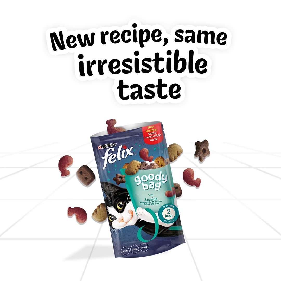 [Clearance Sale] Felix Goody Bag Seaside Mix Cat Treats 330g
