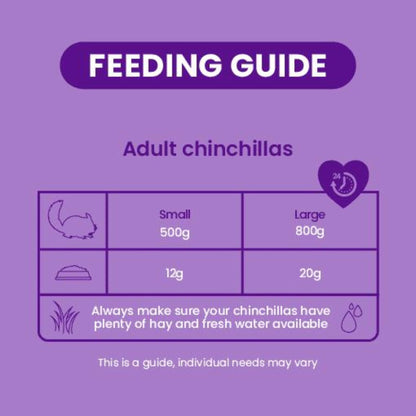 Burgess Excel Chinchilla Nuggets with Mint Food 1.5kg