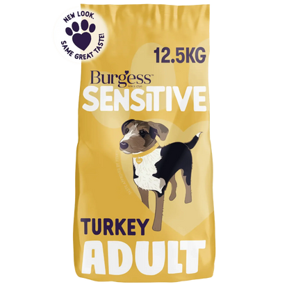 Burgess Sensitive Adult Turkey Dry Dog Food