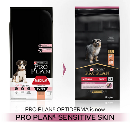 Pro Plan Medium Puppy Sensitive Skin Salmon Dry Dog Food