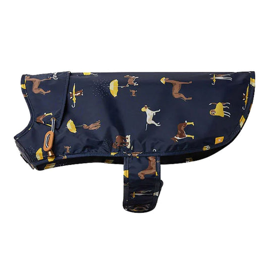Joules Navy Dog Raincoat Small