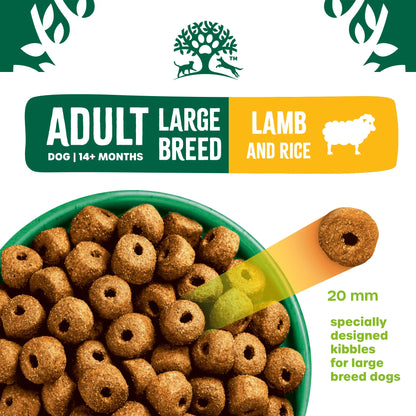 James Wellbeloved Adult Large Breed Lamb & Rice Dry Dog Food 15kg