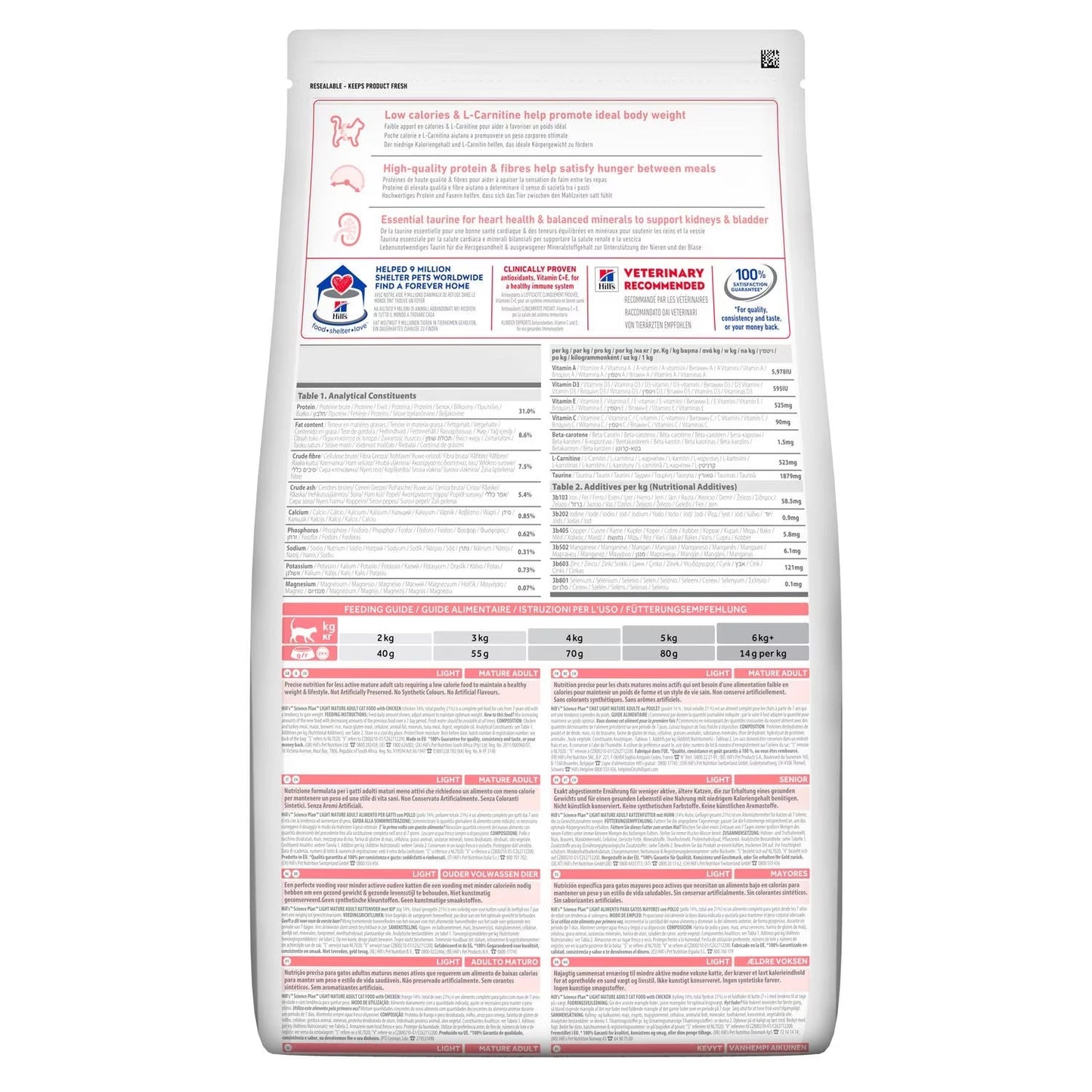 [Clearance Sale] Hill's Science Plan Mature Adult 7+ Chicken Dry Cat Food 7kg