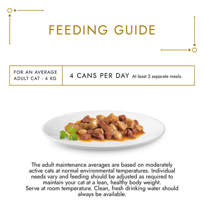 Gourmet Gold Chunks in Gravy Chicken and Liver Wet Cat Food