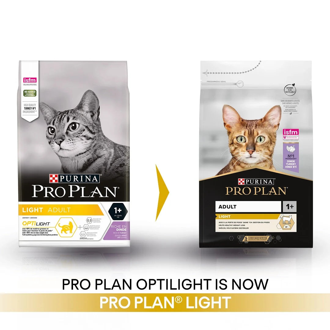 Pro Plan Adult Light Turkey Dry Cat Food 3kg