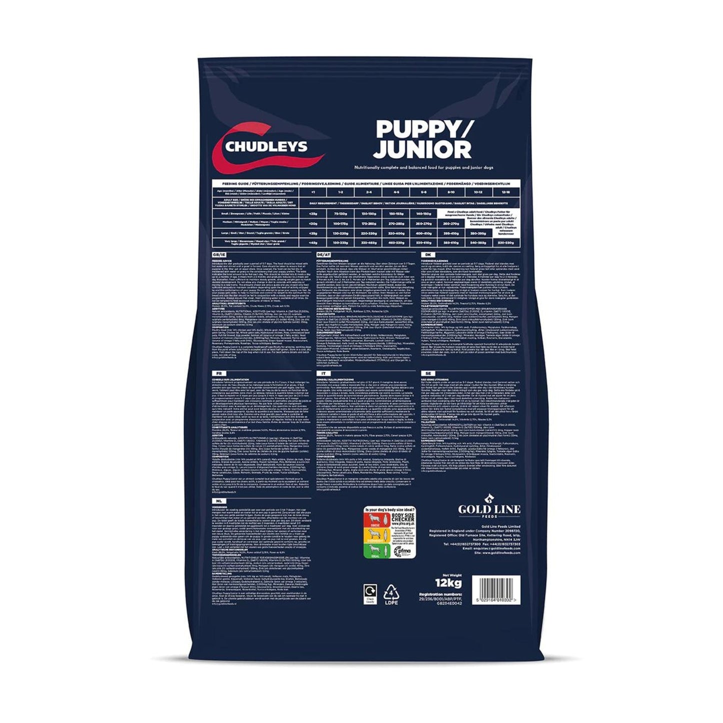 Chudleys Puppy/Junior Dry Dog Food